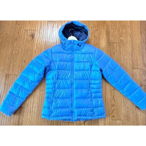 Columbia down fill blue Omni heat puffer ski jacket size M - Picture 10 of 10